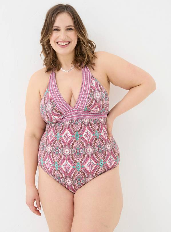 FATFACE Serena Detail Paisley Swimsuit 14